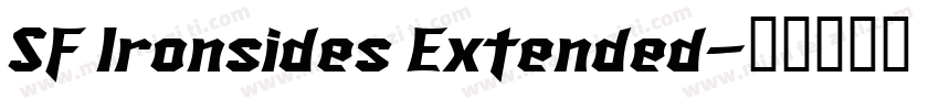 SF Ironsides Extended字体转换